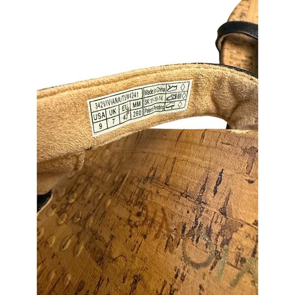 Vionic Viviana Orthotic Embellished Slide Sandals Women’s Size 9 Black Jeweled - Picture 6 of 7